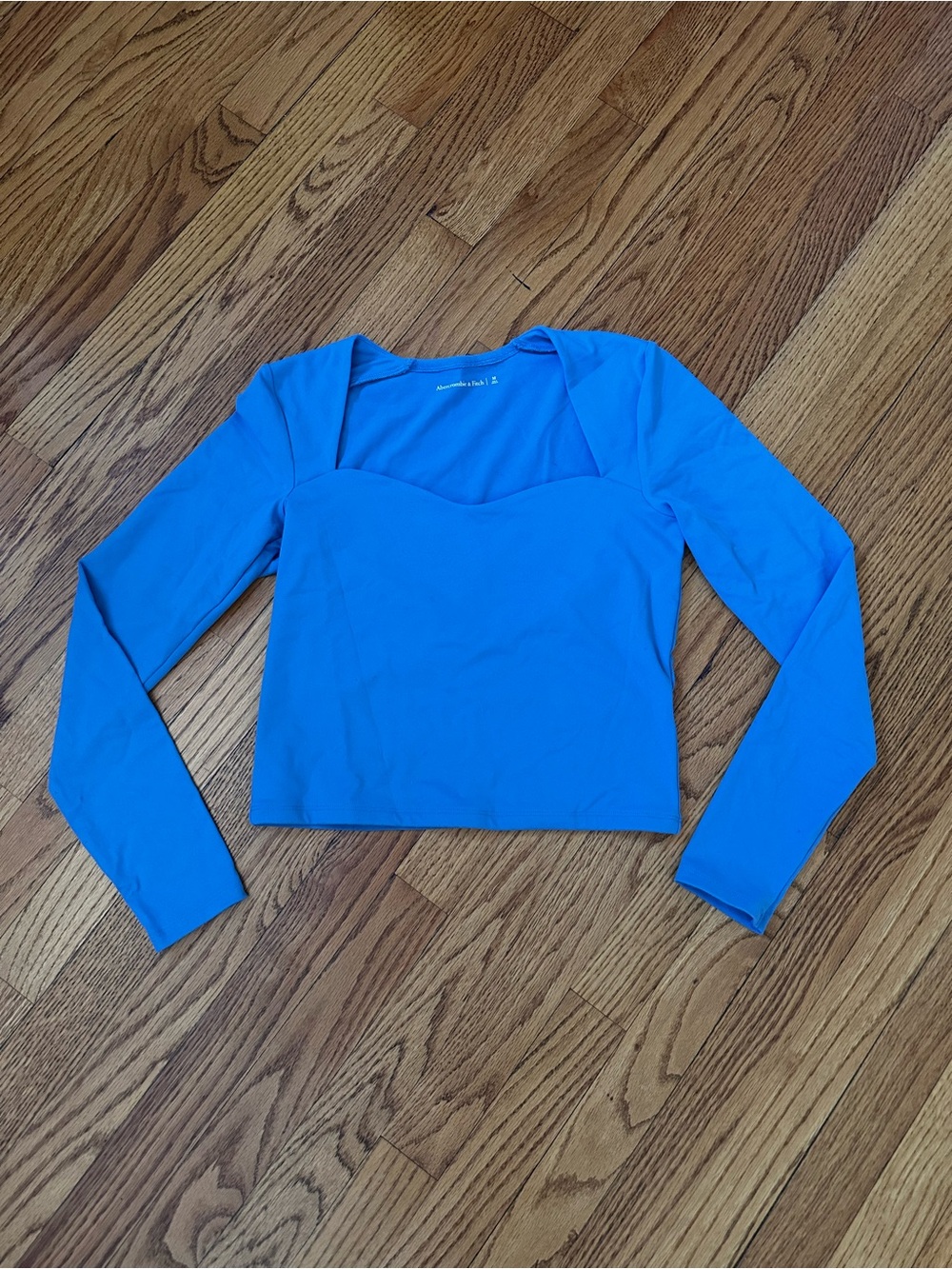 Abercrombie & Fitch Blue Long Sleeve Stretch Top – Size M